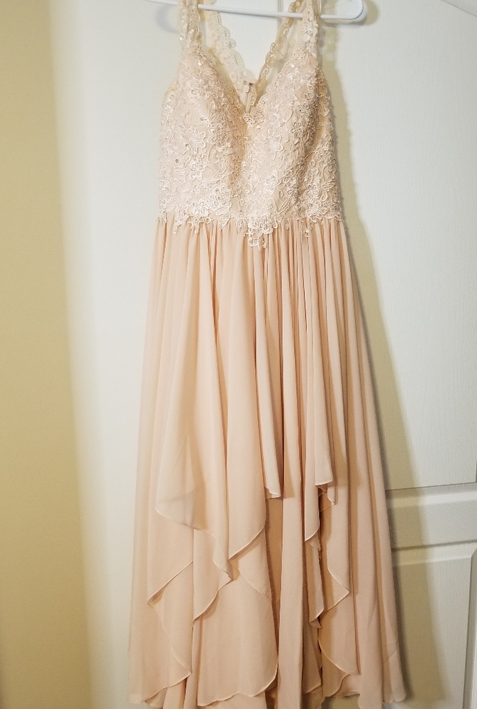 Salmon Pink Wedding Dress